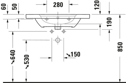 Duravit Aurena Washbasin