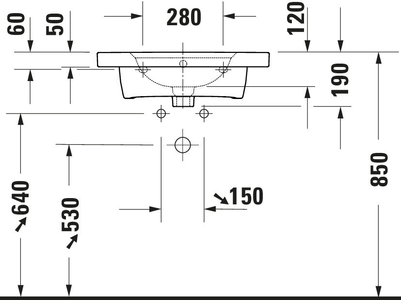 Duravit Aurena Washbasin