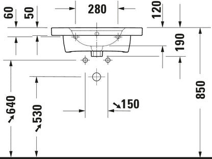 Duravit Aurena Washbasin