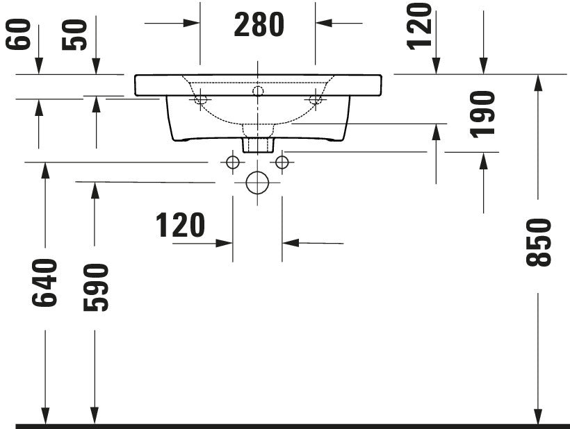 Duravit Aurena Washbasin