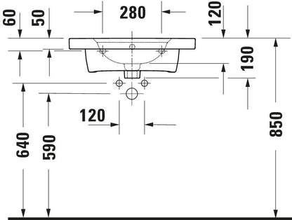 Duravit Aurena Washbasin