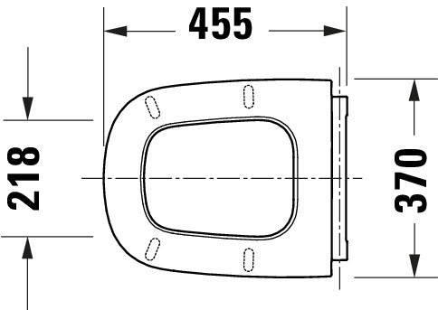 Duravit Aurena Toilet seat