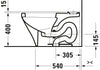 Duravit DuraStyle Two-piece toilet bowl only