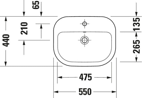 Duravit D-Code Washbowl