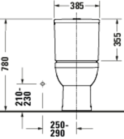 Duravit Duravit No.1 Two-piece toilet