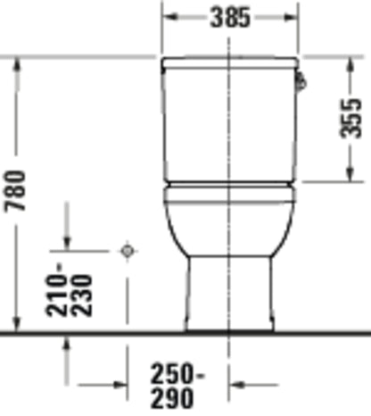 Duravit Duravit No.1 Two-piece toilet