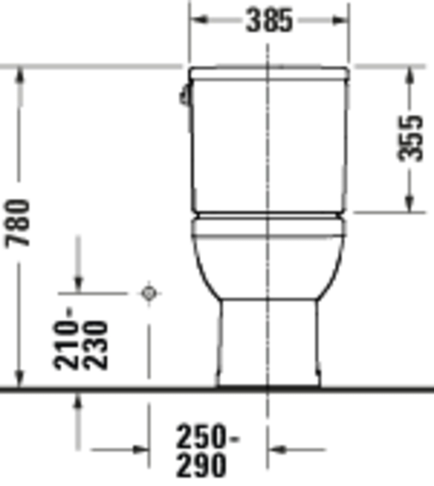 Duravit Duravit No.1 Two-piece toilet