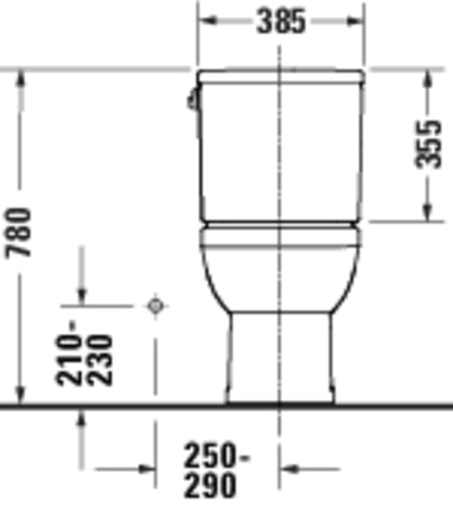 Duravit Duravit No.1 Two-piece toilet