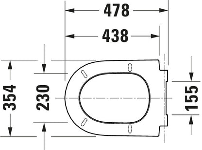 Duravit Qatego Toilet seat