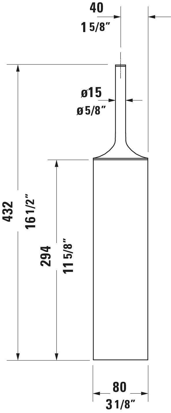 Duravit Starck T Brush set
