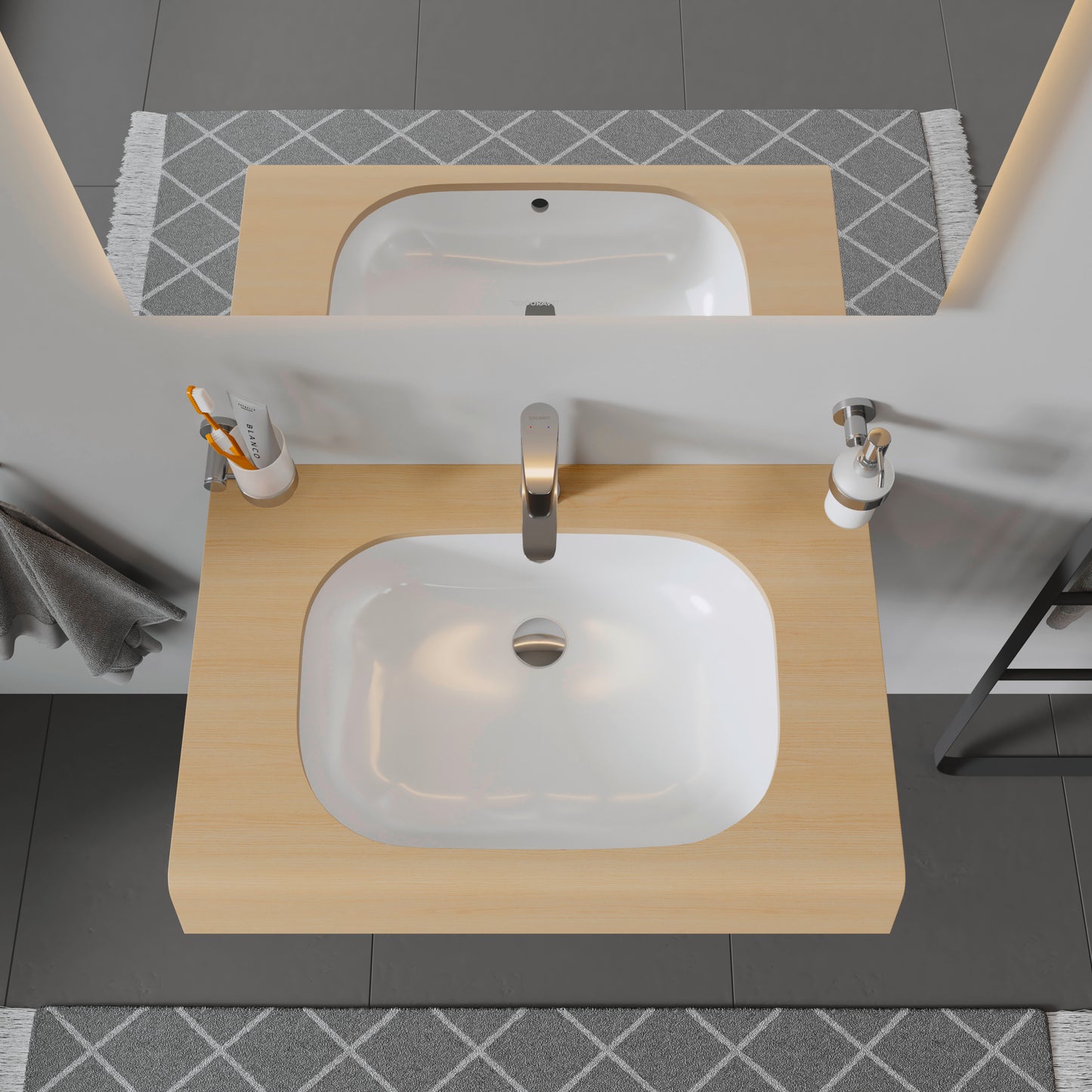 Duravit D-Code Built-in basin