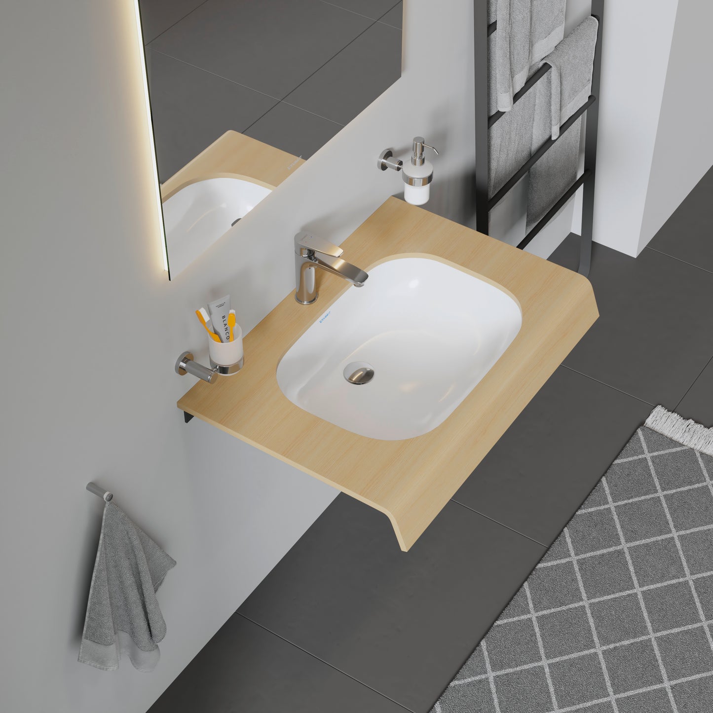 Duravit D-Code Built-in basin