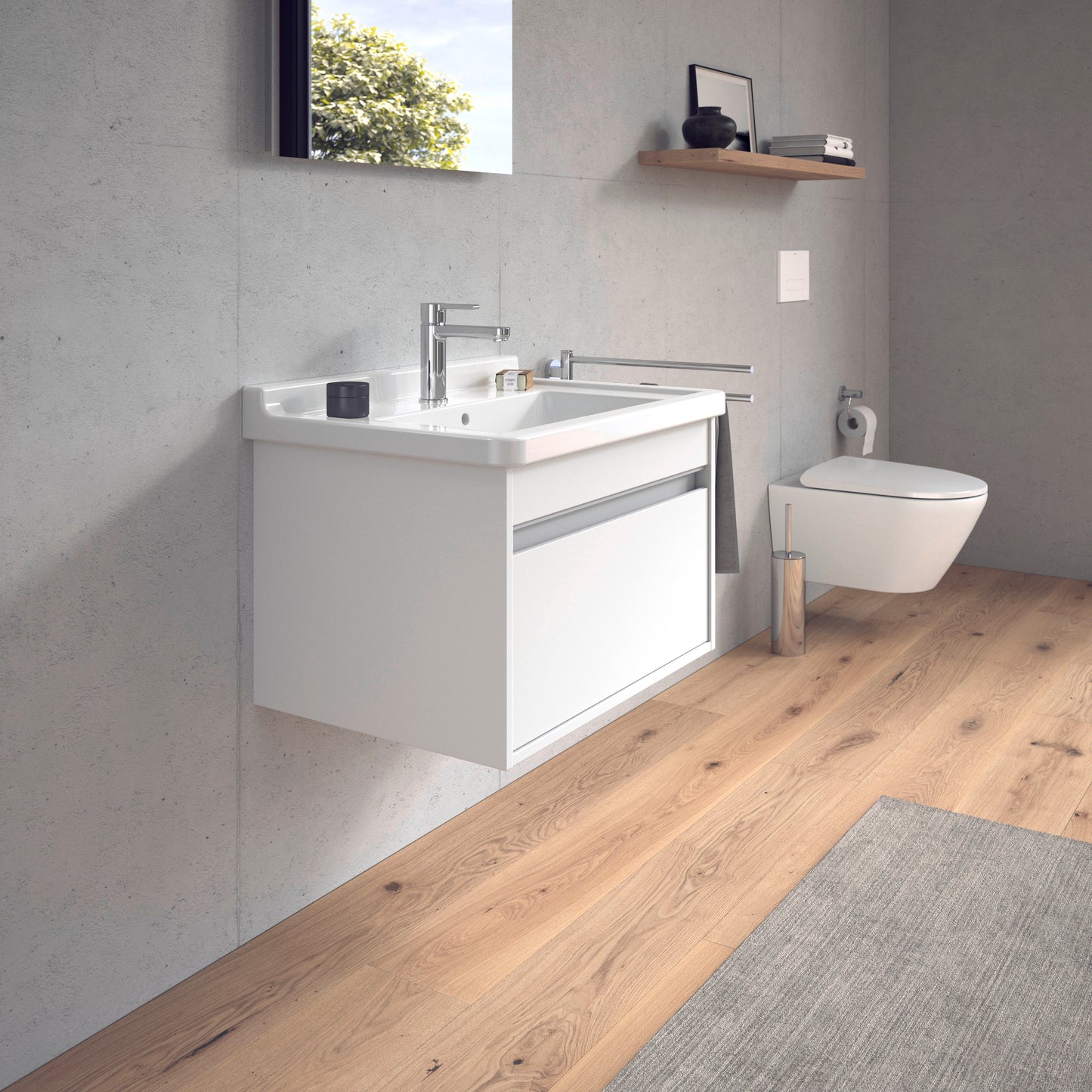 Duravit Ketho Vanity unit wall-mounted
