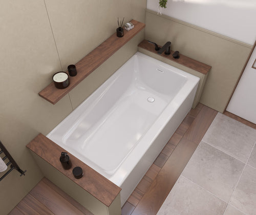 Maax Exhibit 6032 Ifs Afr Acrylic Alcove Left/Right Drain Bathtub #105512 - Golzar Home