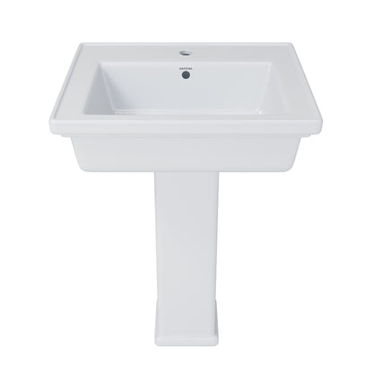 Contac Castlefield – F-1525A-4W – 4″ Pedestal Sink
