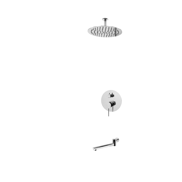 Two Way Pressure Balanced Shower System F54114-W12ZTS - Golzar Home