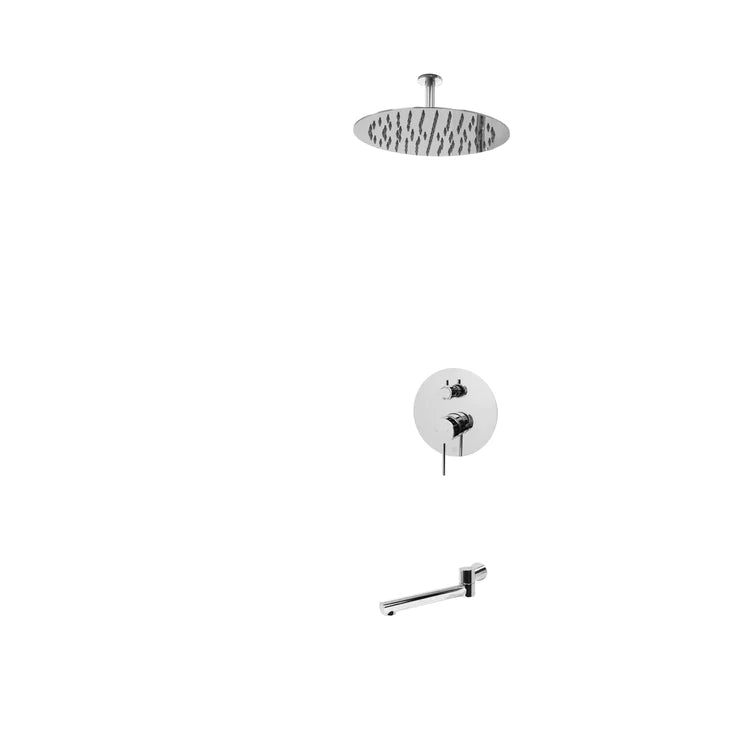 Two Way Pressure Balanced Shower System F54114-W12ZTS - Golzar Home