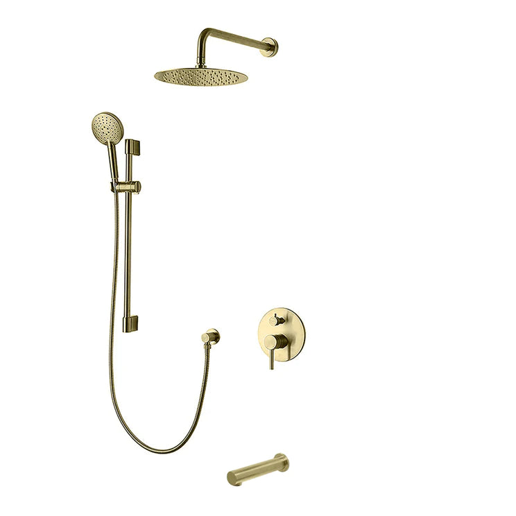 Three Way Pressure Balanced Shower System F55104-4C12ATS - Golzar Home