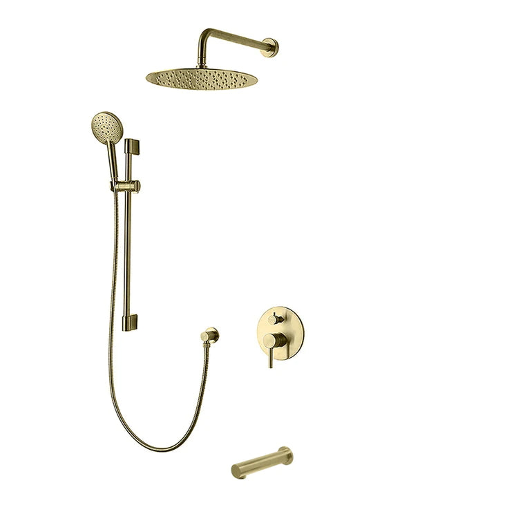 Three Way Pressure Balanced Shower System F55104-4C12ATS - Golzar Home