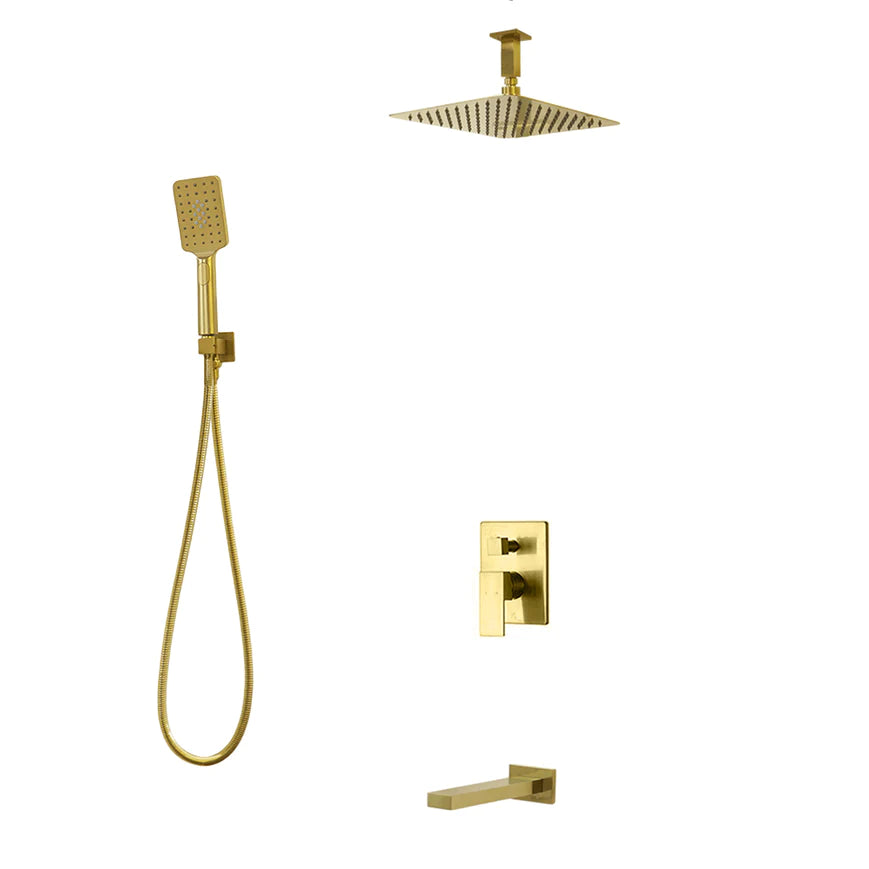 Three Way Pressure Balanced Shower System F54123-W12BZ - Golzar Home