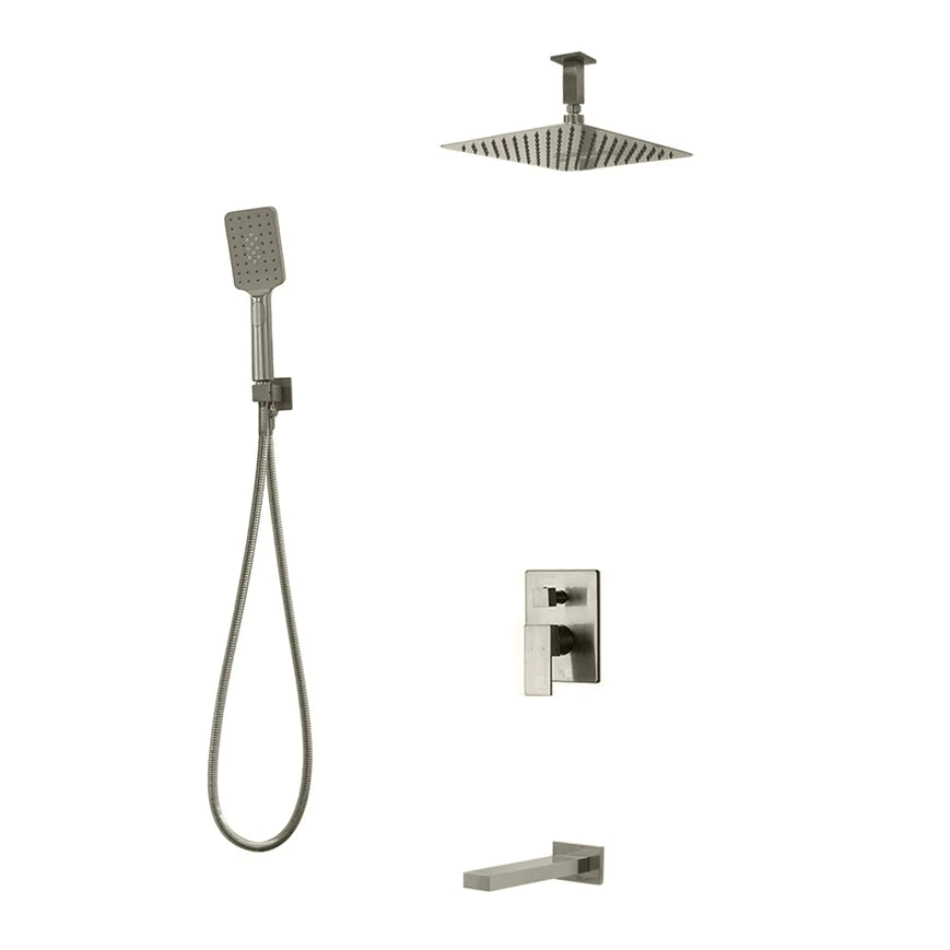 Three Way Pressure Balanced Shower System F54123-W12BZ - Golzar Home