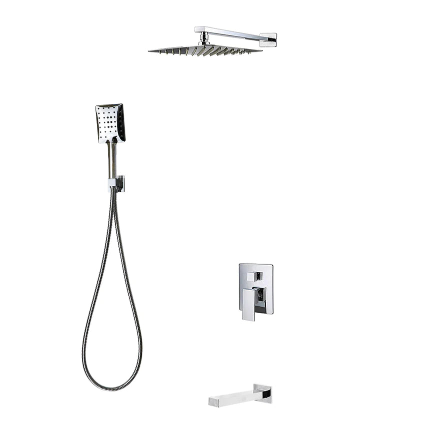 Three Way Pressure Balanced Shower System F54123-W12BZ - Golzar Home