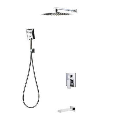 Three Way Pressure Balanced Shower System F54123-W12BZ - Golzar Home