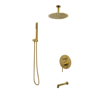 Three Way Pressure Balanced Shower System F55200-W10ATS - Golzar Home