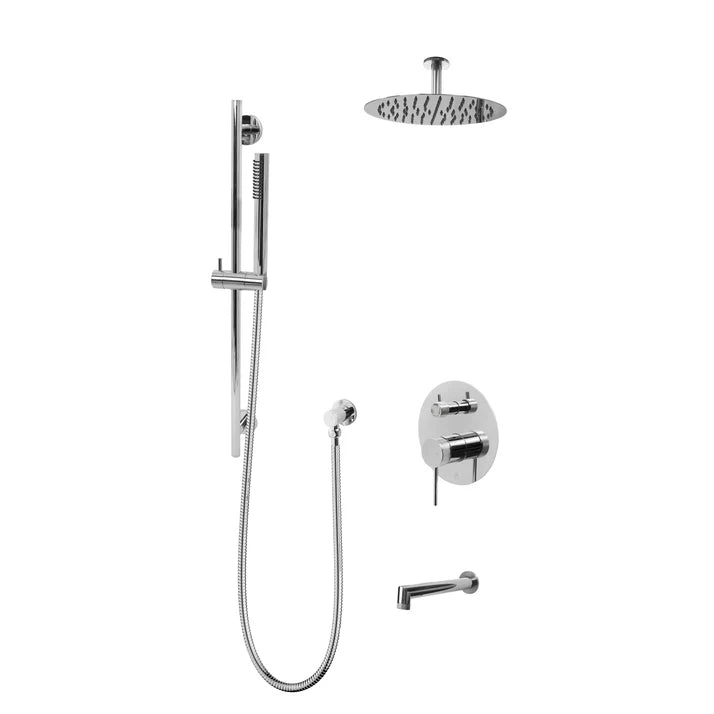 NOHO Three Way Pressure balanced Shower System - Kit 1 ( With Sliding Bar )
