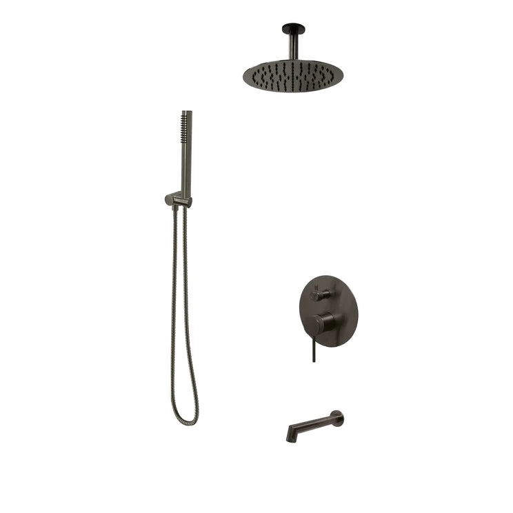 Three Way Pressure Balanced Shower System F55200-W10ATS - Golzar Home