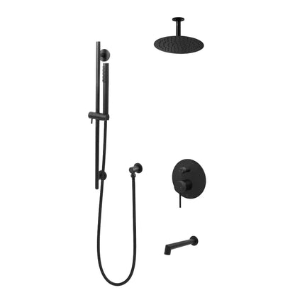 NOHO Three Way Pressure balanced Shower System - Kit 1 ( With Sliding Bar )