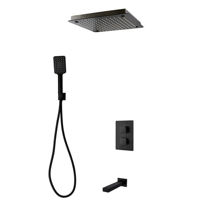 Diamond Three Way Thermostatic Shower System - Kit 4