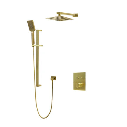 Amber Push-button Two Way Thermostatic System - Kit 1