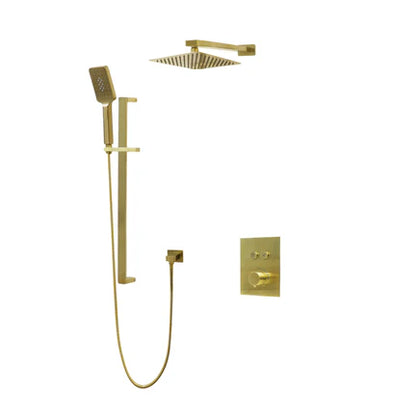 Amber Push-button Two Way Thermostatic System - Kit 1