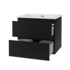 Contac Fieldstone – FIBV2418 – 24″ Wall-Hung Vanity with Top in Black