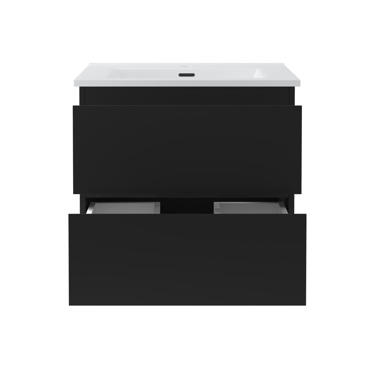 Contac Fieldstone – FIBV2418 – 24″ Wall-Hung Vanity with Top in Black