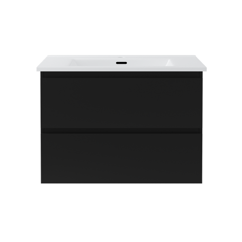 Contrac Fieldstone – FIBV3018 – 30″ Wall-Hung Vanity with Top in Black