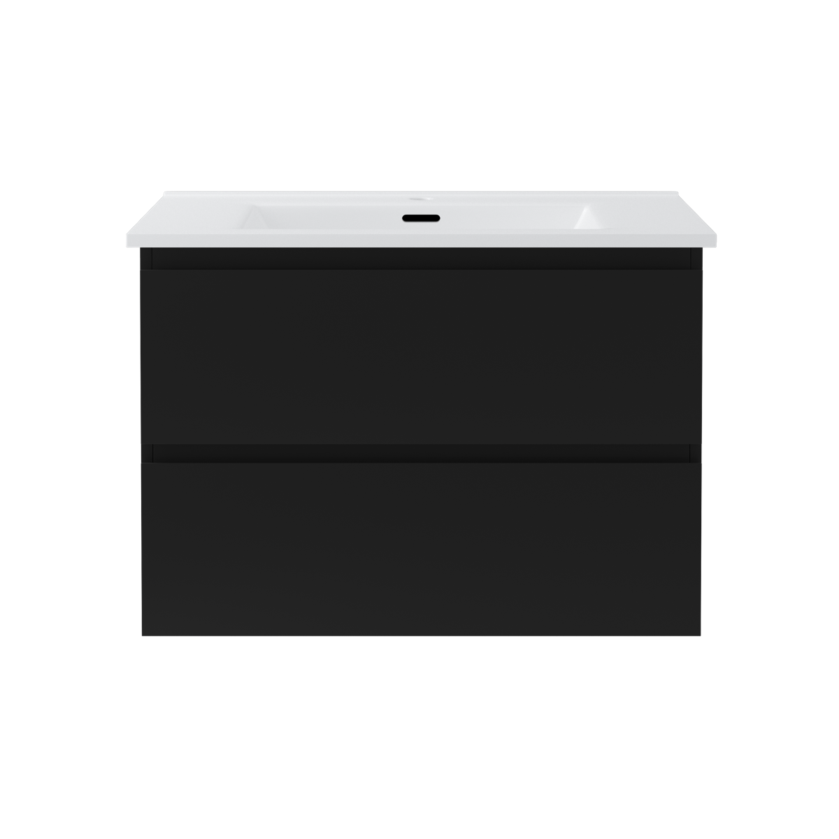 Contac Fieldstone – FIBV3018 – 30″ Wall-Hung Vanity with Top in Black