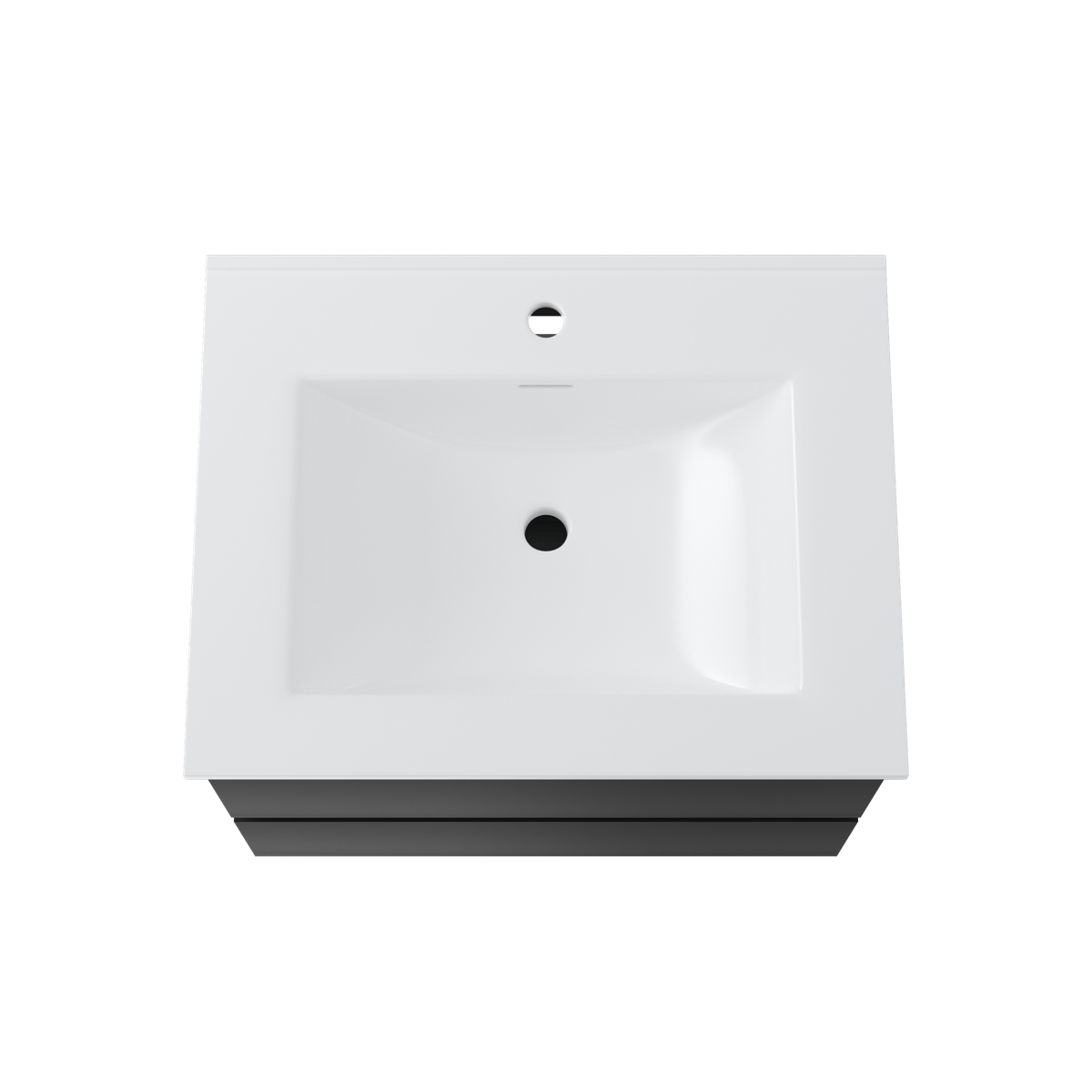 Contac Fieldstone – FIRGV2418 – 24″ Wall-Hung Vanity with Top in Rustic Grey