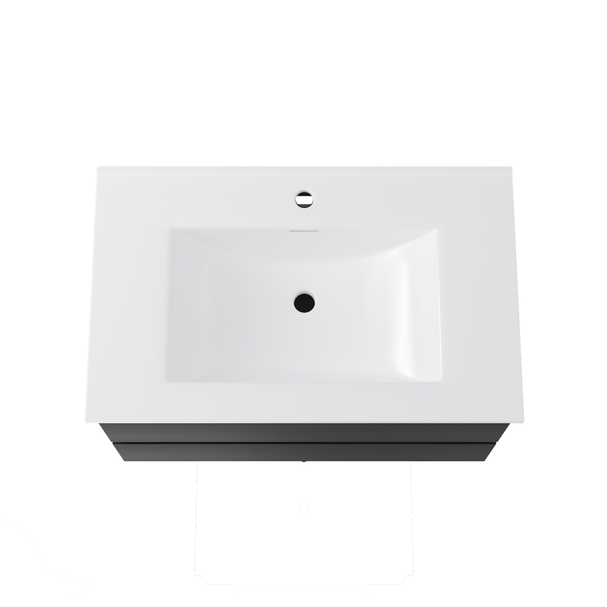 Contac Fieldstone – FIRGV3018 -30″ Wall-Hung Vanity with Top in Rustic Grey