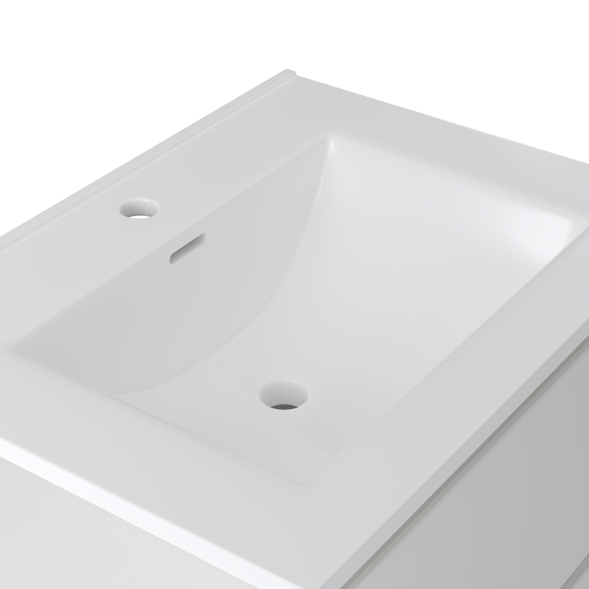 Contac Fieldstone – FIWV2418 – 24″ Wall-Hung Vanity with Top in White