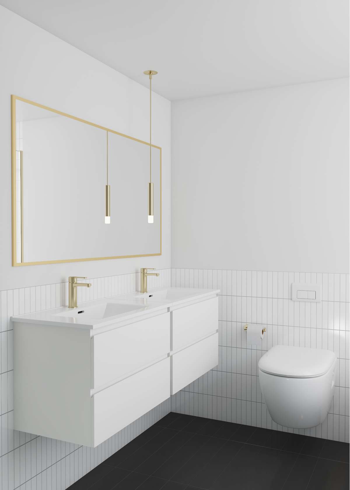 Contac Fieldstone – FIWV3018 – 30″ Wall-Hung Vanity with Top in White