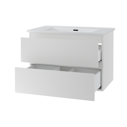 Contac Fieldstone – FIWV3018 – 30″ Wall-Hung Vanity with Top in White