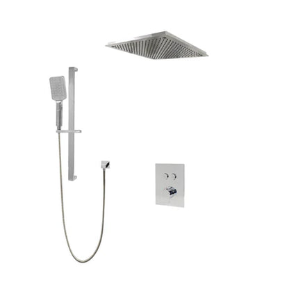 Amber Push-button Two Way Thermostatic System - Kit 1