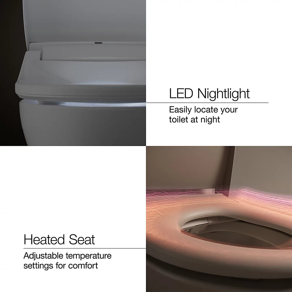 Kohler Veil® One-piece compact elongated smart toilet, dual-flush - Golzar Home