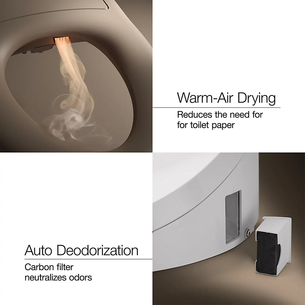 Kohler Veil® One-piece compact elongated smart toilet, dual-flush - Golzar Home