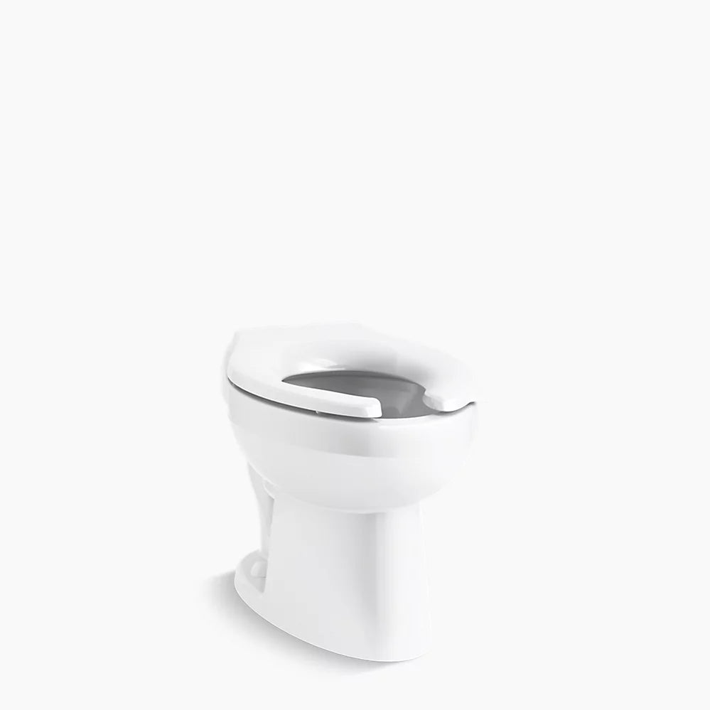 Kohler Wellcomme™ Ultra Floor-mount rear spud flushometer bowl
