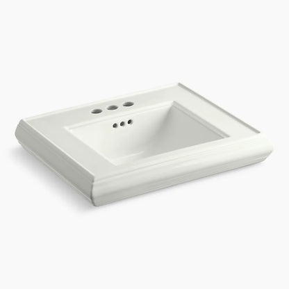 Kohler Pedestal/console table bathroom sink basin with 4" centerset faucet holes