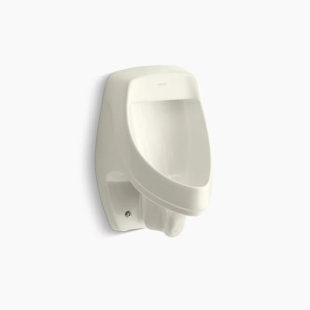 Kohler Siphon-jet half-stall 0.5–1.0 gpf urinal, rear spud