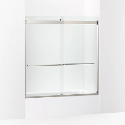 Kohler 61-9/16" H sliding bath door with 3/8"-thick glass